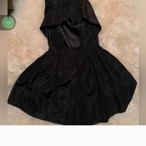 Elegant Black Strapless Dress